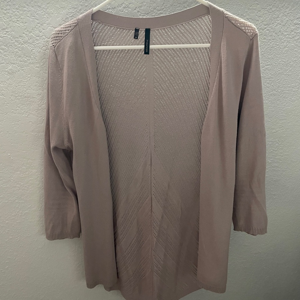Maurices Blush Open Front Cardigan